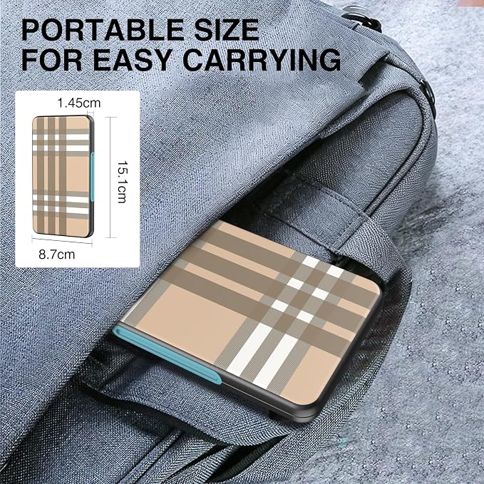 HEIYING SD Card Holder with 40 Precise Slots for SDXC SDHC Micro SD Cards | Portable SD Card Case, Hard ABS Shell with Soft Silicone Lining, Precise Card Slots,Magnetic Closure for Neat Storage - Image 6