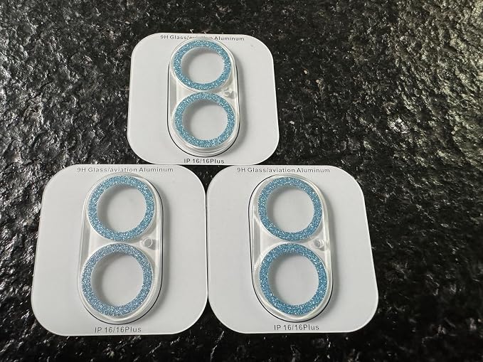 Dengduoduo Camera Lens Protector for iPhone 16 and 16 Plus 3 Pack, Tempered Glass, Ultra HD, 9H Hardness, Anti-Scratch, Case Friendly, Easy to Install [No Affect on Night Shots] - Image 2