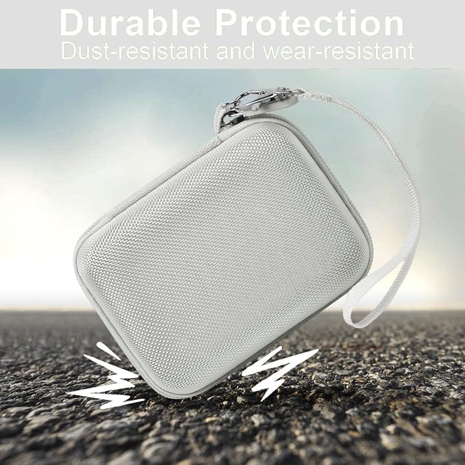 ALKOO Digital Camera Case for CAMKORY/Pouch for KODAK PixproLight Grey | for Lecran/for VAHOIALD Point and Shoot Camera, Hard Carrying Case with Mesh Pocket, Compact for Vlogging, Travel and Storage - Image 5