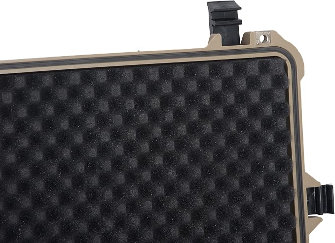 MEIJIA All Weather IP67 Waterproof Hard Camera Case,Hard Protective Case,Hard Case with Customizable Foam,Fit Use of Drones,Camera,Equipments,Pistols(Desert Tan,20.62 x16.85x8.11inches) - Image 9