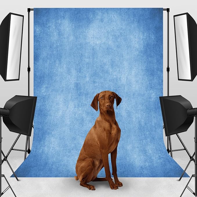 Light Blue Photo Backdrop Abstract Texture Photography Background 8x10ft | Creative Background Photography Studio Shooting Canvas Professional Portrait - Image 3