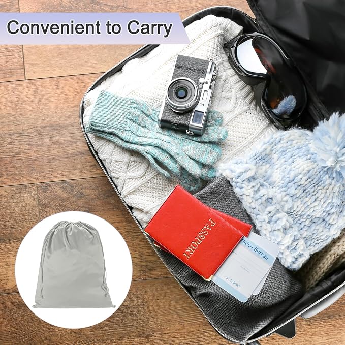 M METERXITY Ski Goggle Bag, Soft Microfiber Pouch Bags Case with Drawstring for Snow Goggles/Camera Lenses/Sunglasses - Image 5