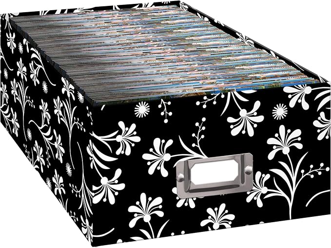 Pioneer Photo Albums B-1BW Photo Storage Box, Ruby Design - Image 4
