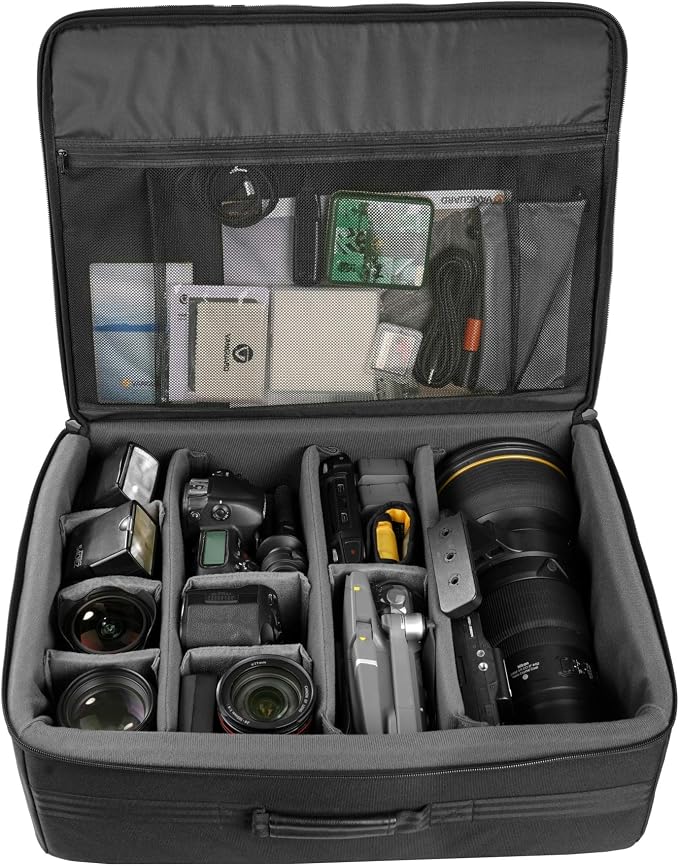 VANGUARD Divider Bag 53 Customizable Insert/Protection Bag for DSLR Camera, Lenses, Accessories, 38 Liter Capacity - Image 4