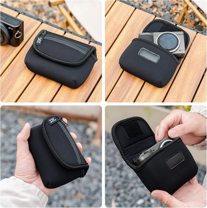 Compact Camera RX100 VII Case Pouch for Kodak EKTAR H35N PIXPRO FZ45 FZ55 | Neoprene Camera Travel Pouch for Sony ZV-1 RX100 VA VI V IV III DSC W800 W830 WX500 HX99 HX90V HX80 G7X III II G9X II SX740 - Image 6