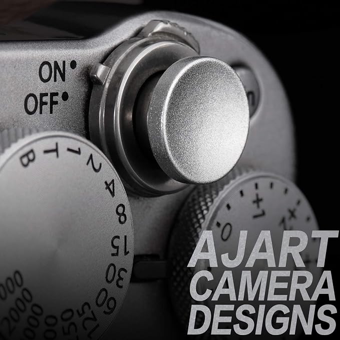 Silver Soft Shutter Release Button - Pure Copper for Fuji X100VI X100V XT5 | 2-Pack soft shutter release button, Anti Shake, Multi-Color, for Nikon Zf Leica Canon Fujifilm, Street Travel Daily - Image 3