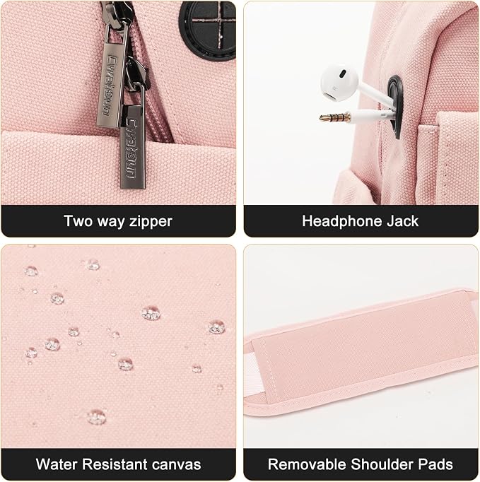 Cwatcun Large Canvas Sling Bag, Crossbody Chest Bag with Tripod Holder | Fits 1body +2lenses +9.7" iPad +6.7"phone.Waterresistant canvas with rain cover, tripod holder, adj strap 29.5-51.2". - Image 7