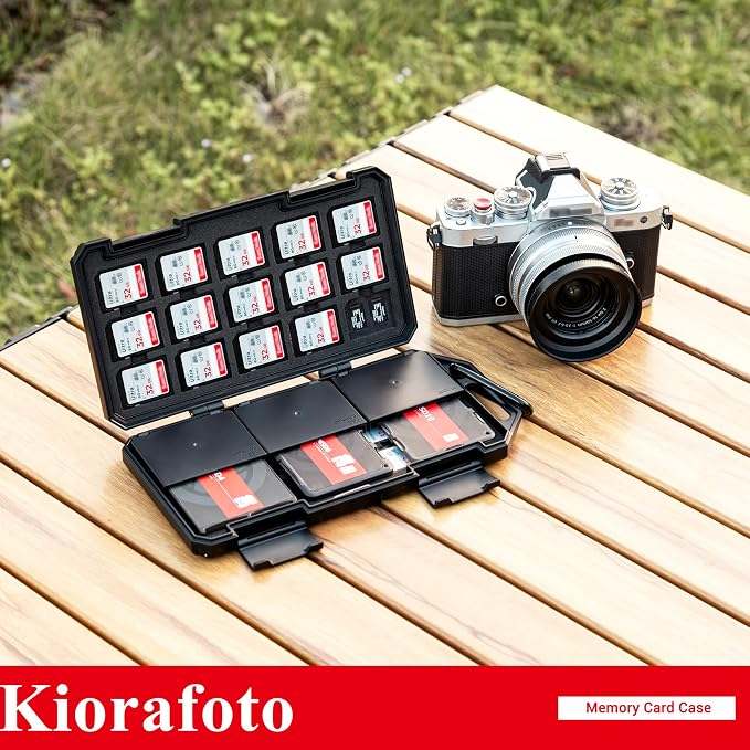 Memory Card Case Carrier with 3 Individual Slim Credit Card Size Memory Card Holder for 36 SD SDXC SDHC & 74 TF MSD Cards,Water-Resistant Micro SD Card Organizer Achieve Easy Daily Carry & Storage - Image 8
