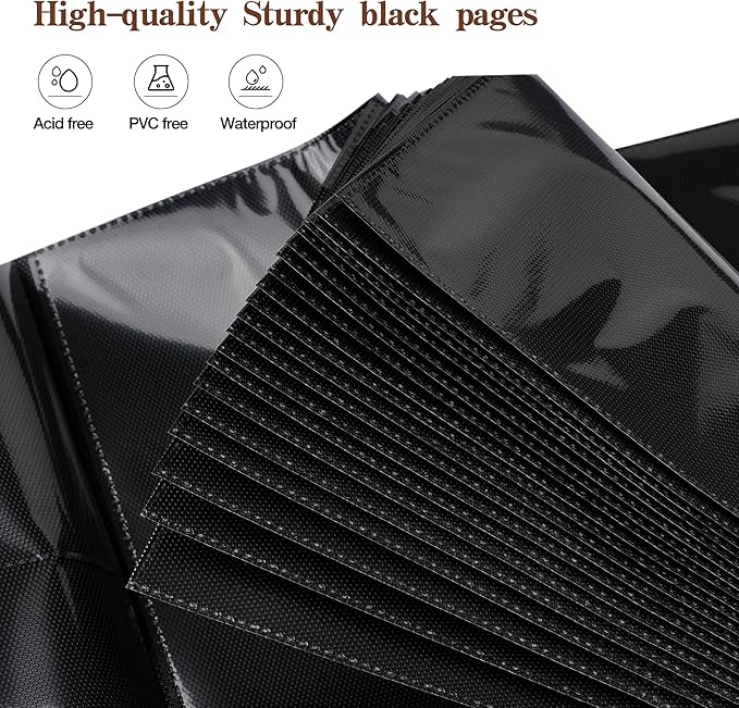 potricher Photo Album 4x6, 300 Pockets, Linen Cover, Dark Green | Small Capacity 4x6 Picture Albums with Horizontal Pockets, 4x6 Photo Book for Family, Wedding, Baby, Anniversary - Image 5