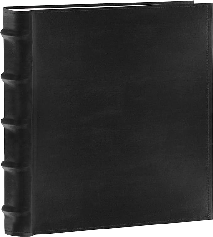 Pioneer Photo Albums CLB-246/BK 200-Pocket European Bonded Leather Photo Album for 4 by 6-Inch Prints, Black by PioneerPhotoAlbums