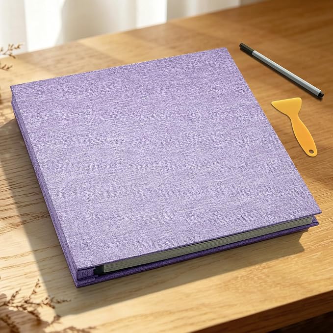 Large Photo Album Self Adhesive Scrapbook Album for 4x6 5x7 8x10 Pictures DIY Photo Book as Scrapbooking Supplies Kits, Birthday Gifts for Women Mom Wedding Baby Family Travel - Image 6