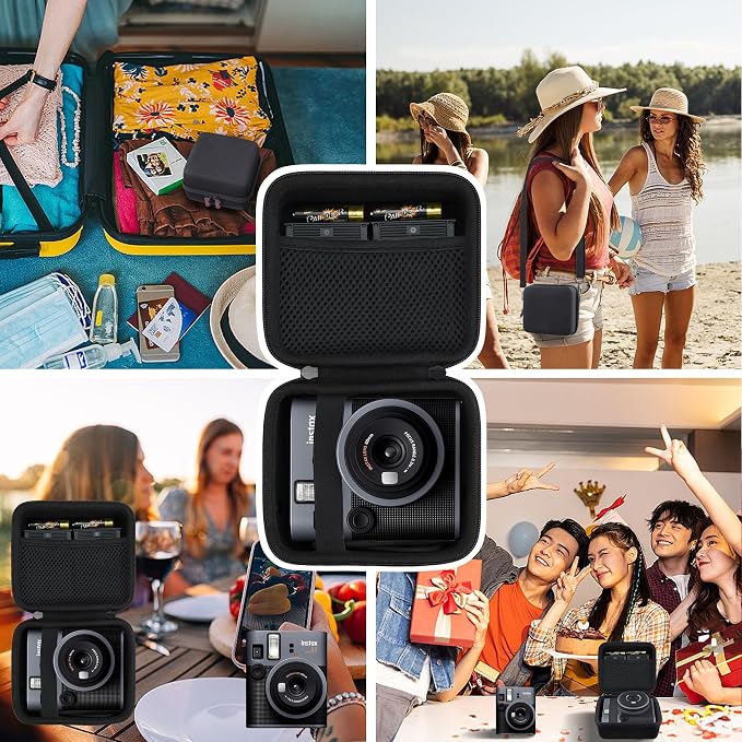 khanka Hard Travel Case for Fujifilm Instax mini 41/mini 40 Instant Camera | Easy Carry Handle, Travel-Ready Portable Storage,Secure Custom Fit for Fujifilm Instant Camera Mini 41, Protective Case Only - Image 8