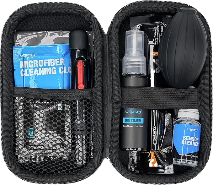 VSGO DKL-20F Sensor Cleaning Kit for Full Frame Cameras (24mm) | Compatible with Canon, Nikon, Sony, Pentax & DSLR, All-in-One Camera Cleaning Kit Including Swabs, Lens Pen, Air Blower, Etc. - Image 5