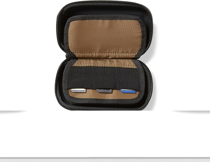 NOMATIC McKinnon Memory Card Case - Durable SD Memory Card Holder, Fits 6 SD & 2 C-Fast Cards with Zipper Pocket for Mini-SD - Image 7