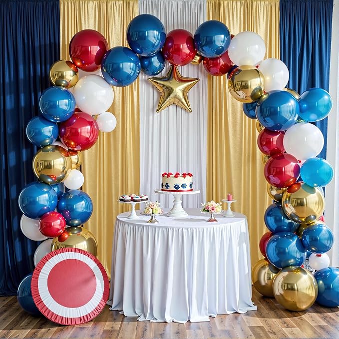 Outpain Thick 20 ft x 10 ft Gold Sequin Backdrop Curtain for Parties, Wrinkle Free Glitter Photo Backdrop Drapes 4 Panels 5x10ft Gold Back Drop Cloth for Wedding Christmas Photography Background - Image 5