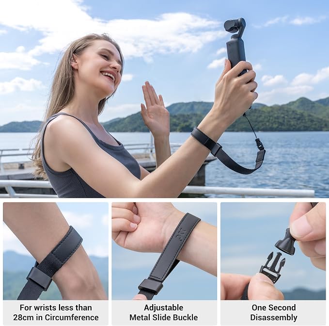Mini EVO Strap, Adjustable Nylon Camera Hand Wrist Strap Lanyard with 1/4"20 & Quick Release for Ricoh GR IV III IIIx II GRIV GRIII GR4 GR3X for Sony RX100 VII ZV-1 ZV-1F ZV1F G7X Mark III II SX740 HS - Image 5