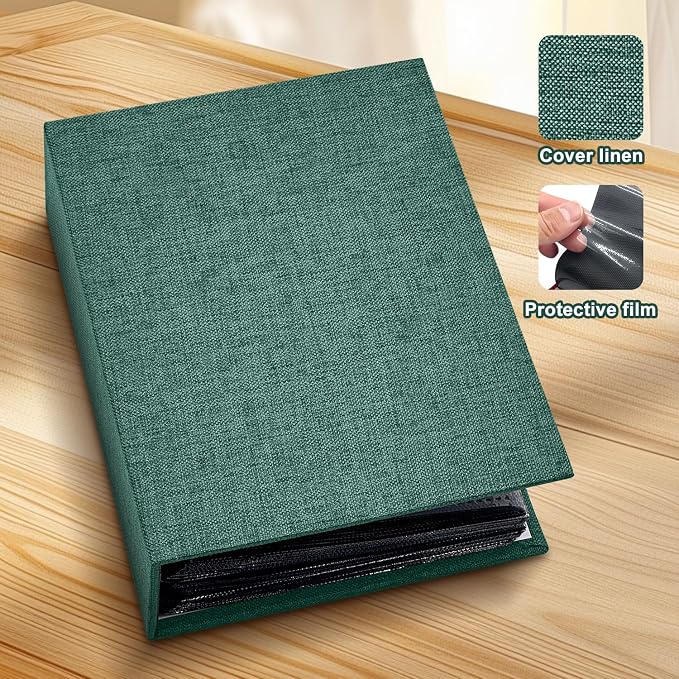 Photo Album 4x6 100 Pockets for Wedding Gifts,Linen Hardcover Picture Albums for Family Anniversary Baby Vacation Pictures - Image 4