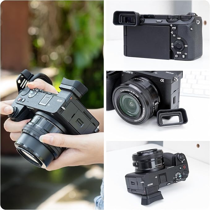 Extended A6700 Eyecup Eyepiece Replaces Sony FDA-EP20 | Soft Silicon,Camera Eye Cup Viewfinder,for Sony A6700 Mirrorless Camera,Not Affect The Use of A6700 Camera Screen - Image 9