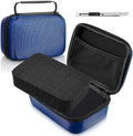 Relaxweex Hard Case with Foam, 11 X 7.8 X 4.3 Inch, Blue | EVA Waterproof Shockproof Case, Customizable Foam for Camera Electronics Instruments, Digital Products, with Knife by Relaxweex
