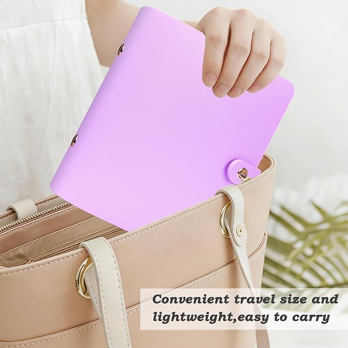 320-Pocket Photo Album for Polaroid 2x3" & Instax Mini Photos Purple | Gift-Ready Packaging, Beautiful Photo Book, Safely Keep Your Wedding-Anniversary-Birthday-Travel Memories or Mini Cards - Image 9