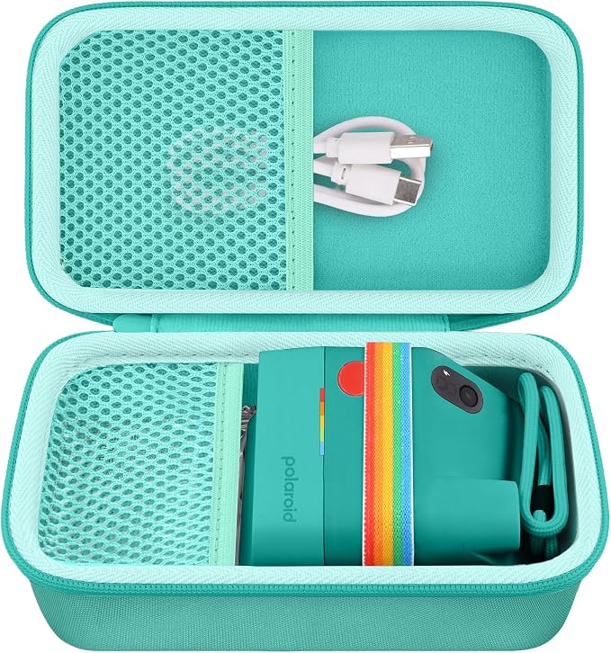 khanka Case for Polaroid Go Generation 3 Mini Instant Camera,Mint Green | Fits for Polaroid Go Generation 2(6282),Accessory Storage Pocket, Travel-Ready Portable Storage,Case Only - Image 2