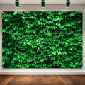 10x6.5ft Large Greenery Backdrop Green Leaves Backdrop for Photography | Seamless Grass Wall Background for Large Group Photos, Baby Shower, Wedding, Party Decorations by Dormirpilow