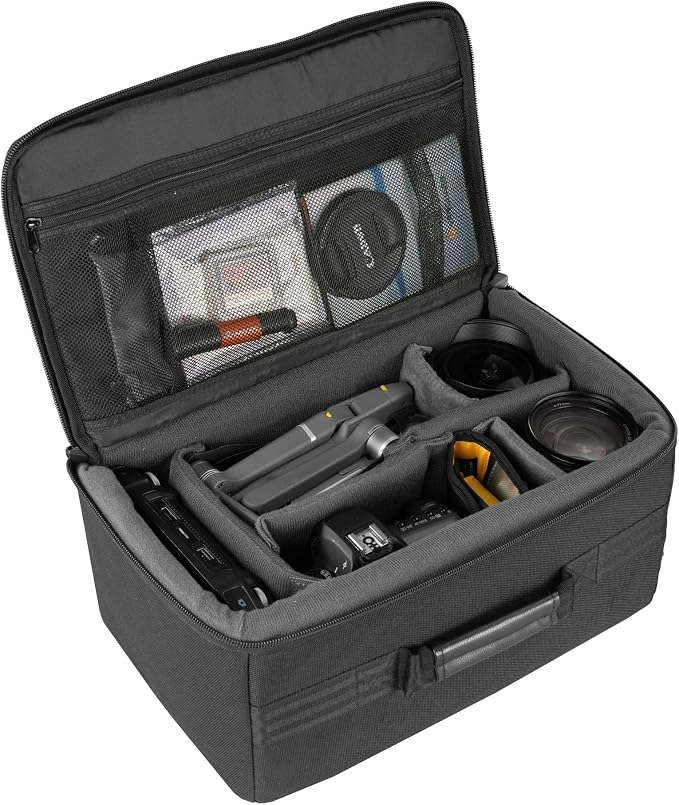 VANGUARD Divider Bag 37 Customizeable Compact Insert/Protection Bag for DSLR Camera, Lenses, Accessories. 11 Liter Capacity - Image 4