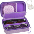 GWCASE Portable 2 in 1 Contact Lens Case and Glasses Case for 2 Pairs by GWCASE