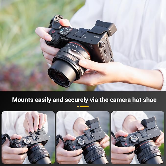 Extended A7CII A7CR Eyecup,Camera Eye Cup for Sony Alpha A7CII A7CR Only | Soft Silicon,for Sony Alpha A7CII A7CR Camera,Not Fits A7C,Not Scratch the Camera Body,Not Affect the Use of Screen - Image 2