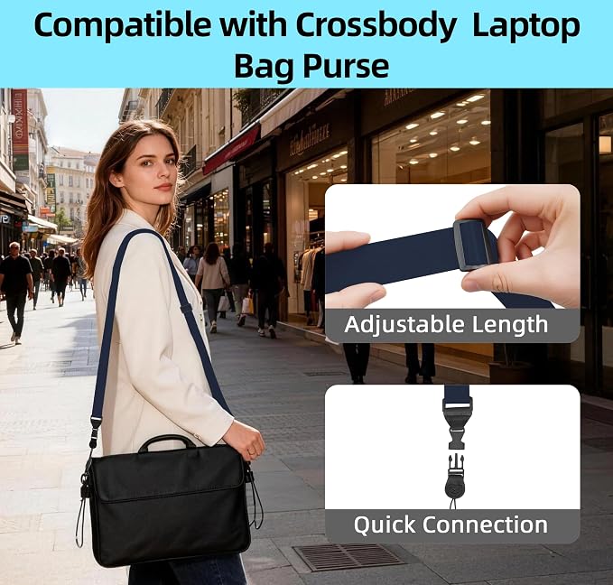 Adjustable Shoulder Strap, iPad Strap Nylon Neck Lanyard | for iPad/Samsung Tablet Case,Camera Binocular Crossbody Laptop Luggage Bag - Image 7