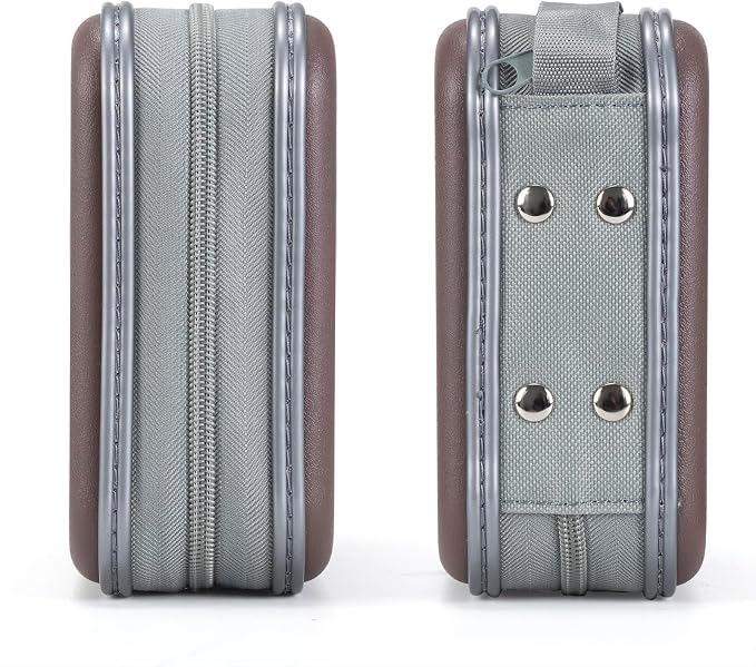 alavisxf xx CD Case, 48 Capacity Hard Plastic Zipper Disc Wallet for Car | DVD Holder, Portable Hand Strap, Anti-Slip Sleeves, Scratch-Resistant Sleeves, Disc Storage Organizer, for Home Office Travel - Image 4