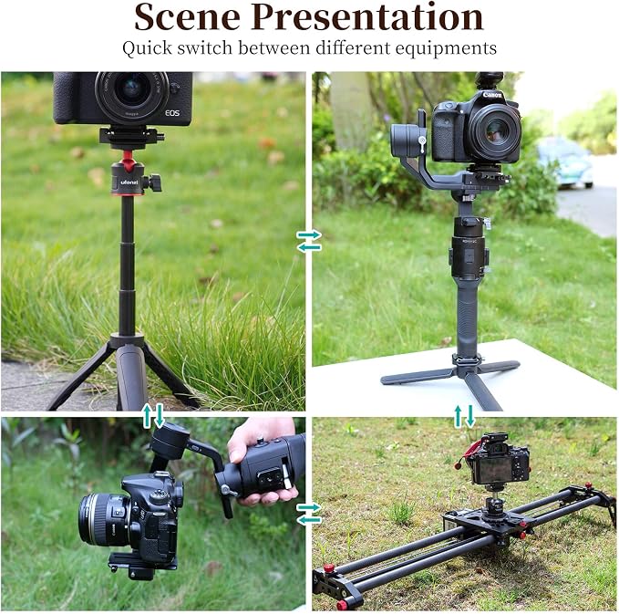 FALCAM F38 Quick Release Kit V1, Plate for DSLR/Mirroless Camera Compatible with Arca Swiss and Clamp for Tripod/Stablizer/Gimbal/Slider-2268 - Image 8