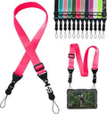 Adjustable Shoulder Strap:Comfortable iPad Strap Nylon Neck Lanyard for iPad/Samsung Tablet Case,Camera Binocular Crossbody Laptop Luggage Bag(Pink) | for iPad/Samsung Tablet Case,Camera Binocular Crossbody Laptop Luggage Bag by Gowjaw