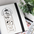 Photo Album For 2X6 Photo Booth Slip In Strips And 4X6 Pictures - 6 Ring Notebook Binder With 20 2 By 6 Sleeves - Fits 80 Photobooth Prints (WHITE HARD COVER NEKU&CO, 2X6) by SMILEWAVE