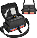 Camera Case Compatible with Polaroid Now, Now+ & OneStep+, Crossbody Bag | Custom-Fit Camera Bag for Polaroid Now 2nd/3rd Gen, With A Shoulder Strap And Organized Accessory Storage - Grey by HomePage