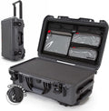 NANUK 935 Hard Case with Cubed Foam and Lid Organizer for Camera & Lenses – Waterproof Protective Equipment Case with Wheels, 22” x 14” x 9” – Dustproof, Carry-On Approved for Most Airlines – Graphite | 22' x 14' x 9' - Dustproof, Lenses - Waterproof P... by NANUK