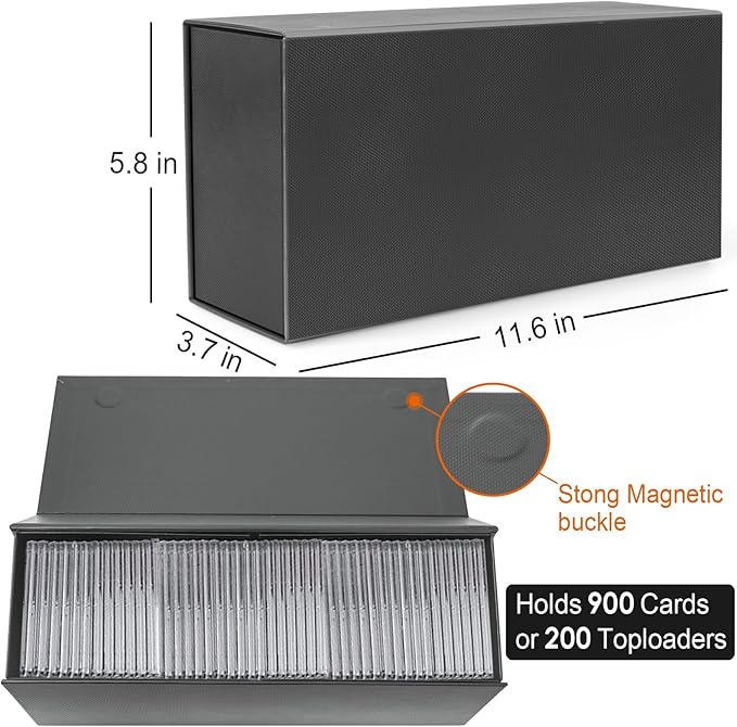 Graded Sports Card Storage Box, PSA Graded Card Storage Box, Trading Card Storage Box, Graded Card Slab Case Compatible with PSA, BGS, SGC-1 Pack - Image 3