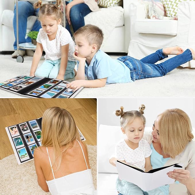 432-Pocket Photo Album for Fujifilm Instax Mini Instant 2x3'' Photos | Fits Polaroid Snap, PIC-300 ,Z2300 Camera, Mini Link Pinter, Photo Book for Birthday, Anniversary, Families Memories, White - Image 8