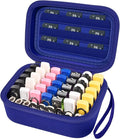 Comecase USB Flash Drive Case, Holds 44 USB Drives and 9 SD Cards | Pre-Cut Foam Fits Mixed Drive Sizes Flash Drive; EVA Shell Protects Data on the Go, Blue, Large, Case Only by COMECASE