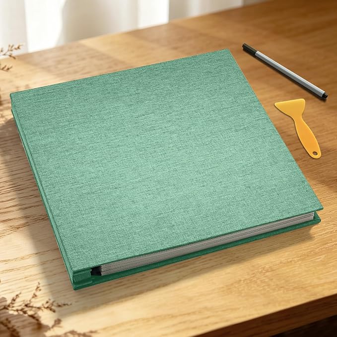Large Photo Album Self Adhesive Scrapbook Album for 4x6 5x7 8x10 Pictures DIY Photo Book for Wedding, Anniversary, Christmas, Baby Shower, Ideal for Preserving Precious Moments - Image 6