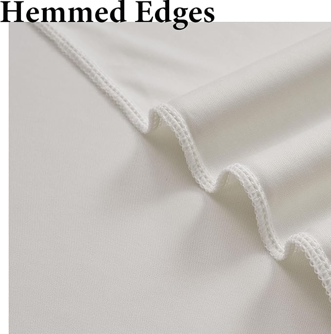 50ftx10ft Wrinkle Free Beige Backdrop Curtains for Parties, Silky Polyester Photo Backdrop Drapes 10 Panels 5x10ft Back Drop Cloth for Wedding Birthday Baby Shower Photography Background - Image 4