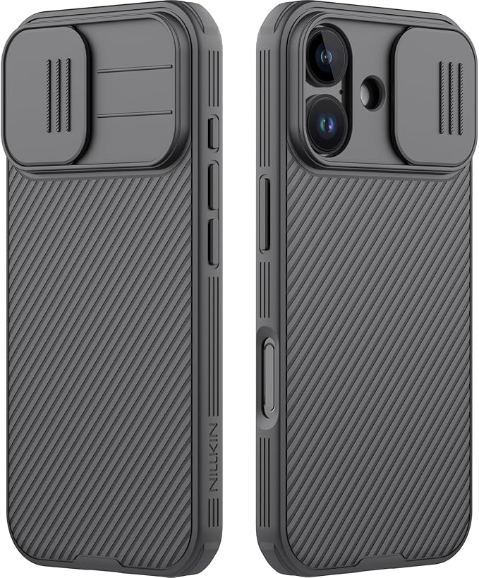 Nillkin Camshield Case for iPhone 17 Case, [Built-in Camera Cover][Slim Profile] [Military Grade Drop Protection] Shockproof Bumper iPhone 17 Case 6.3 inch 2025 Black by Nillkin