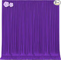 10x12 Purple Backdrop Curtains for Wedding Party Wrinkle Free Backdrops Curtain Drapes Fabric Decorations Photo Back Drop Cloth for Baby Shower Photography Stage Reception 5ft x 12ft,2 Panels by Tao-GePartyDecorations
