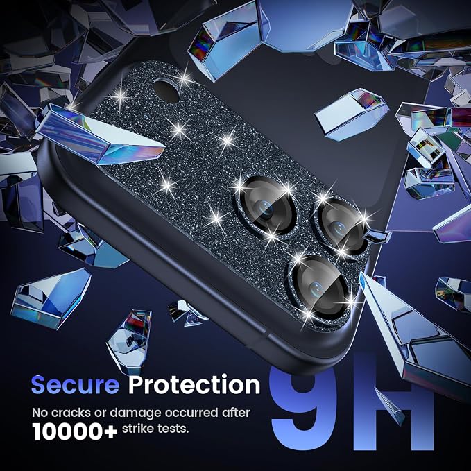 Tensea for iPhone 17 Pro Camera Lens Protector Bling | Metal Aluminum Alloy Tempered Glass Cover Camera Screen Protector Accessories, Case Friendly - Image 5