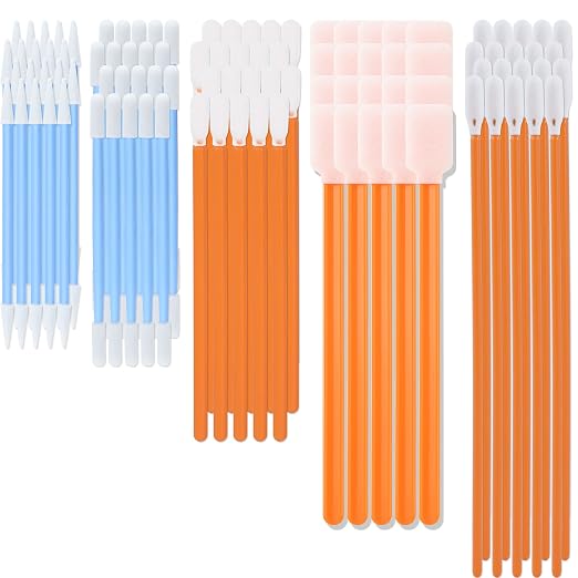 AAwipes Foam Tip Cleaning Swab Kit (5 Types, 100 Pack) Cleanroom Sponge Stick Foam Swab Bundle for Printer, Painting, Gun, Optics Lens,Camera, Arts and Crafts, Automotive Detailing (FC501) by AAWipes