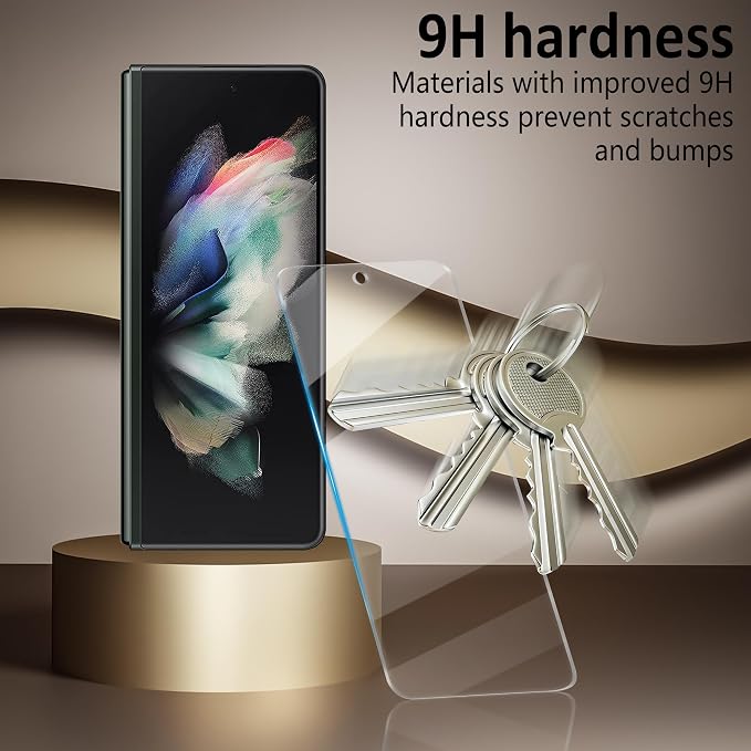 6 Pack for Samsung Galaxy Z Fold 3 Screen Protector | Camera Lens Protector with Installation Frame,Support Fingerprint Unlock, Touch Sensitive, Anti-Scratch, Case Friendly - Image 8