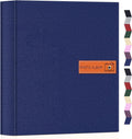 Popotop 4x6 Photo Album 1000 Pictures, Linen Hardcover, Reinforced Spine | Extra-Large 1000-Photo Capacity, Acid-Free PP Slip-In Pockets, 5 Photos per Page, Black Inner Pages, No Memo Space by Popotop
