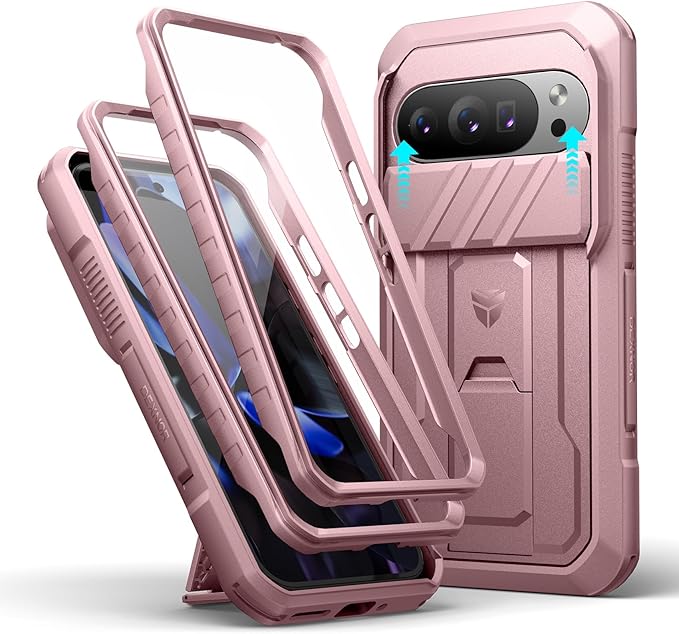 Dexnor Case for Google Pixel 10/10 Pro, Peony Pink by Dexnor