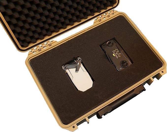 MEIJIA All Weather IP67 Waterproof Hard Camera Case,Hard Protective Case,Hard Case with Customizable Foam,Fit Use of Drones,Camera,Equipments,Pistols(Desert Tan,18.5 x14.06x6.93inches) - Image 3