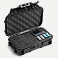 Evergreen Dry Box Tech Organizer – For Camera, Cables, Hard Drives, Memory Cards, Keys, Compatible with GoPro, Airtags (Medium, PROFoam, Black) by EvergreenCases